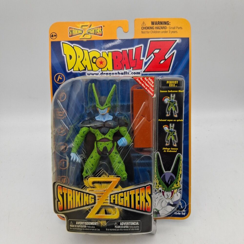 Irwin Toy Dragon Ball Z Striking Fighters Perfect Cell Boxed Action Figure